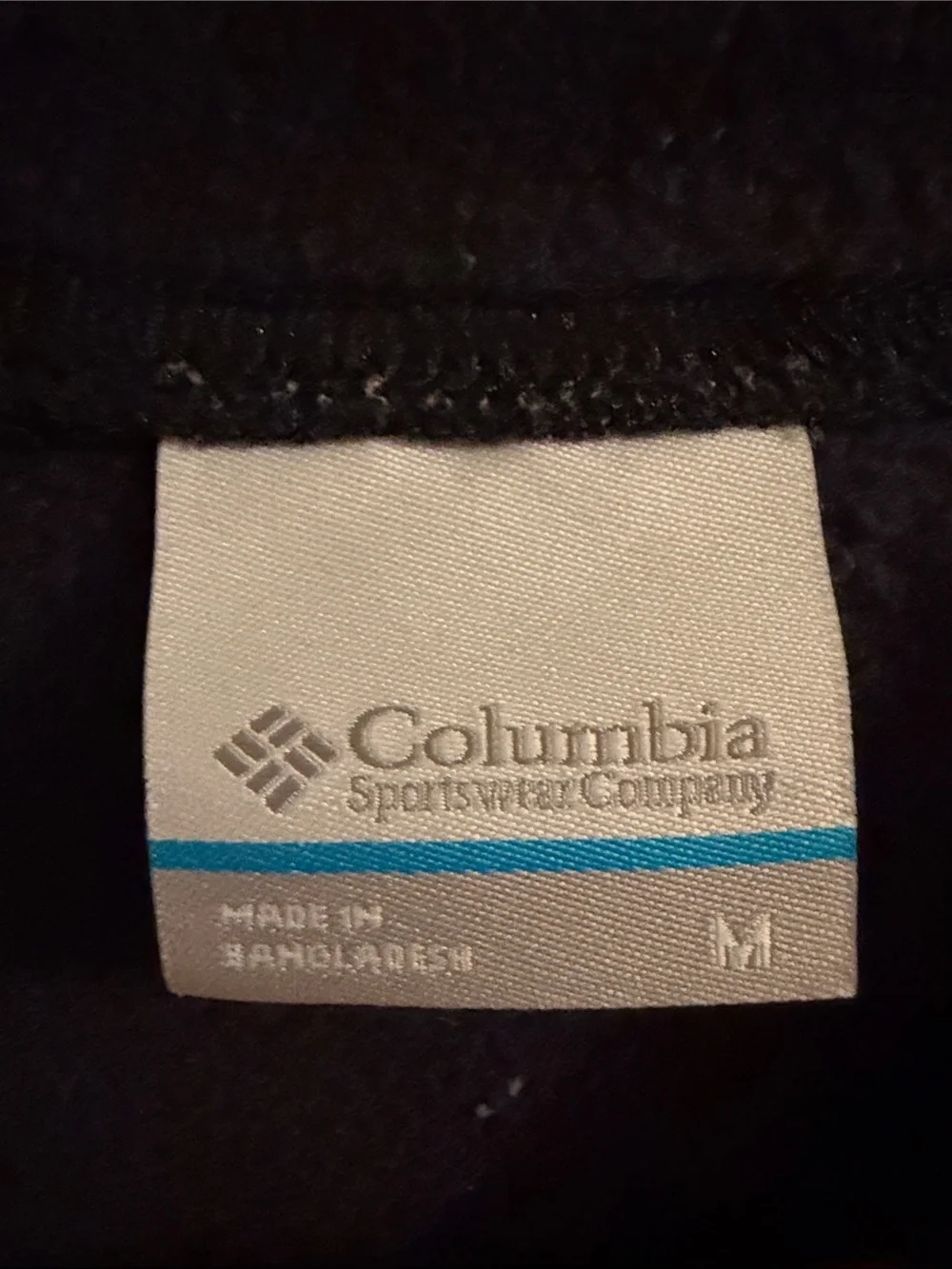 Columbia Men's Black Crewneck Fleece Hoodie